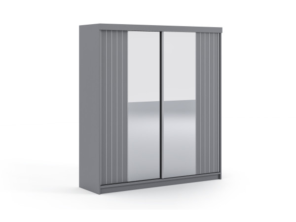 Szafa przesuwna Molli kolor szary 200cm.
