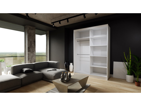 Szafa przesuwna z lustrem Royal. Wotan + Wotan 150cm