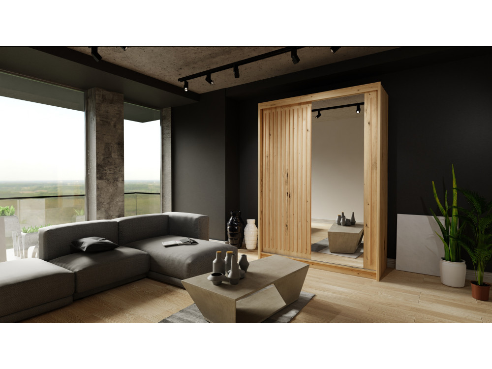 Szafa przesuwna z lustrem Royal. Wotan + Wotan...