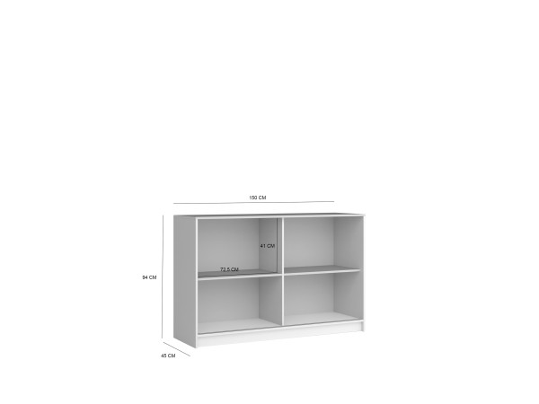 Komoda 150cm Royal kolor Wotan + Wotan
