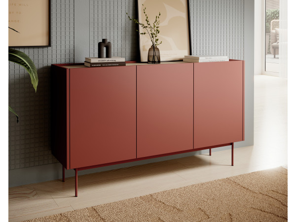 Komoda COLOR do salonu, pokoju kolor Ceramic Red. Meble...
