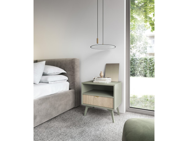 Stolik Nocny FOREST kolor EUKALIPTUS - JODEŁKA SCANDI....