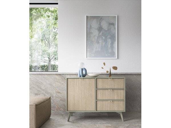 Komoda FOREST szuflady + front kolor EUKALIPTUS - JODEŁKA...