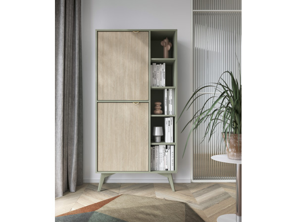 Regał 80 FOREST kolor EUKALIPTUS - JODEŁKA SCANDI. Stwórz...