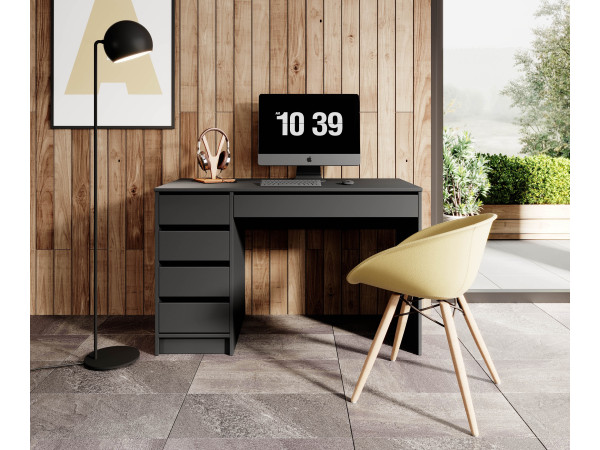 Biurko Ada kolor Antracyt. Prawe lub Lewe Uniwersalne.