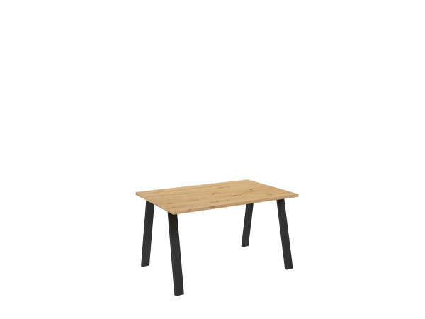 Stół Kleo kolor Dąb Artisan. Metalowe Nogi.