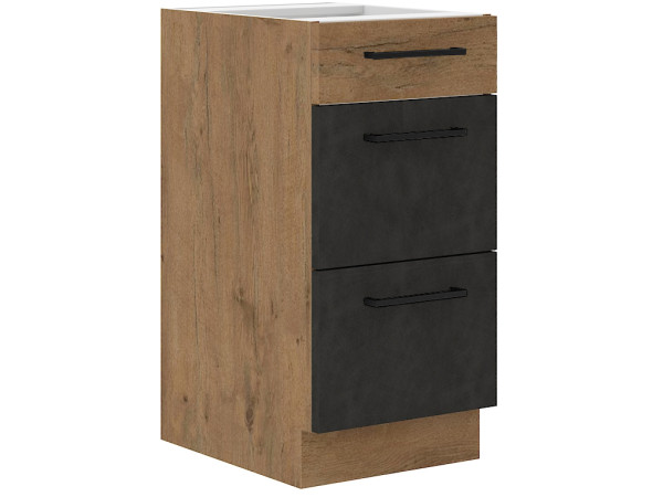Szafka dolna 3 szuflady 40 D 3S BB - KUCHNIA VIGO MATERA