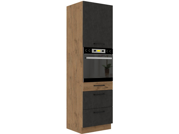 Szafka komin słupek 3 szuflady + zabudowa piekarnika 60...