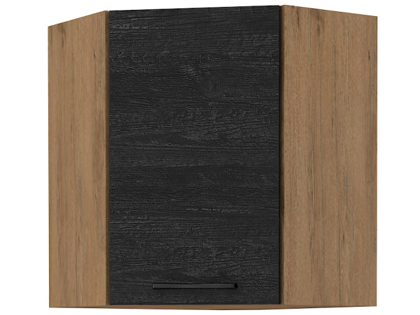 Szafka górna narożna 58x58 GN-72 1F -KUCHNIA Dark Wood