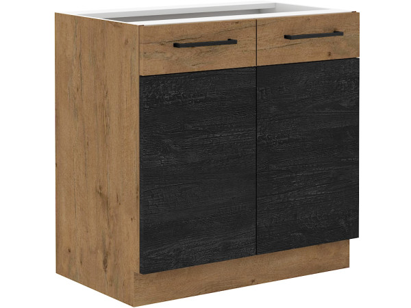 Szafka dolna 80 D 2F BB -KUCHNIA Dark Wood