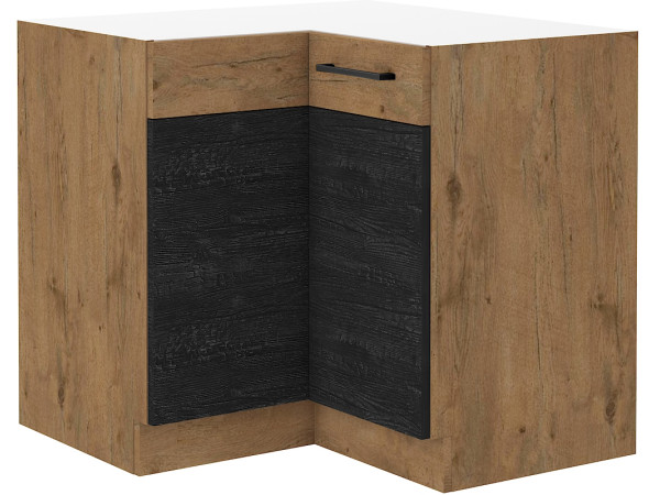 Szafka dolna narożnikowa 90x90 DN 1F BB -KUCHNIA Dark Wood