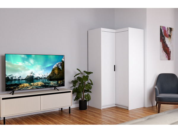 SZAFA ELENA 2D Narożna. Biała