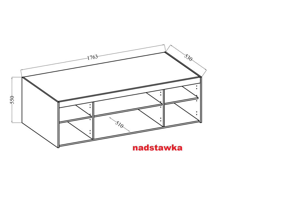 SZAFA ELENA z Lustrem i Nadstawką + Szuflady....