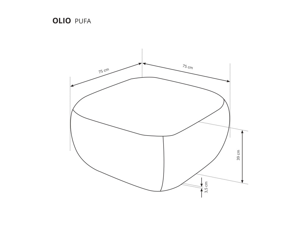 Pufa Olio Różne kolory.