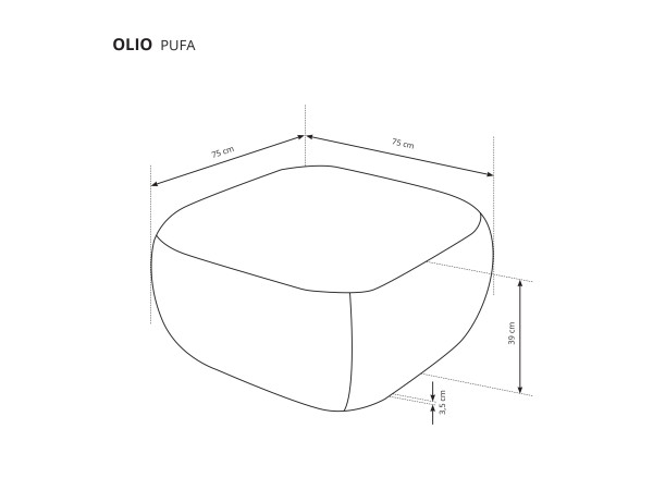 Pufa Olio Różne kolory.