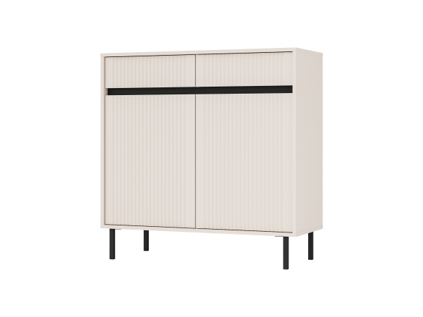 Komoda 2 Fronty 2 Szuflady, Osaka kolor Beż Piaskowy...