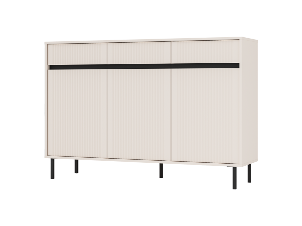 Komoda 3 Fronty + 3 Szuflady, Osaka kolor Beż Piaskowy...