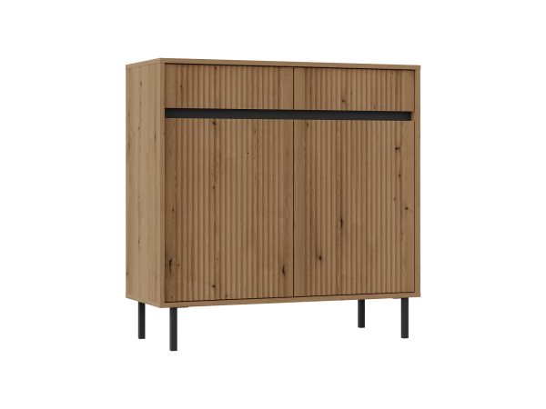 Komoda 2 Fronty 2 Szuflady, Osaka kolor dąb evoke...