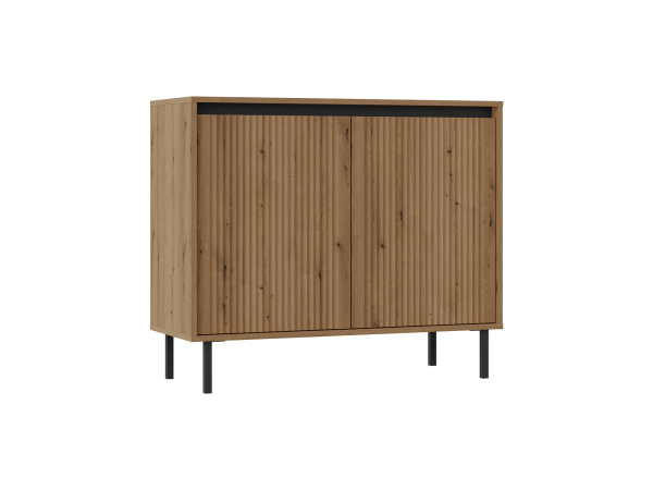 Komoda 2 Fronty. Osaka kolor dąb evoke (lamel). Stwórz...