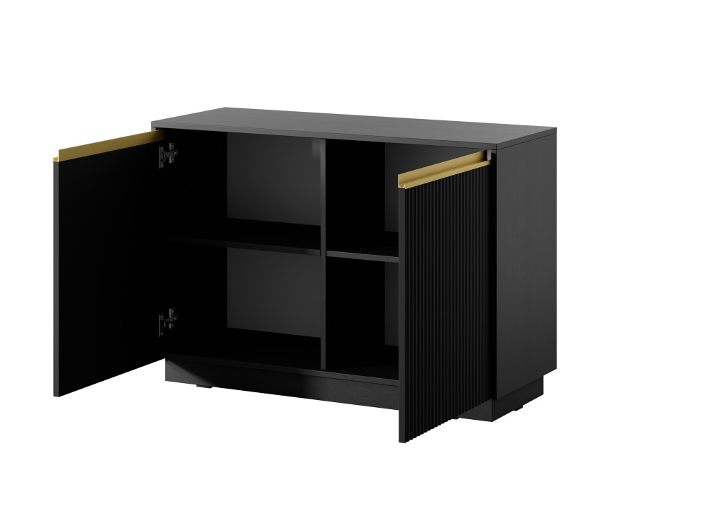 Komoda Royal K104 2 Fronty, kolor Czarny...