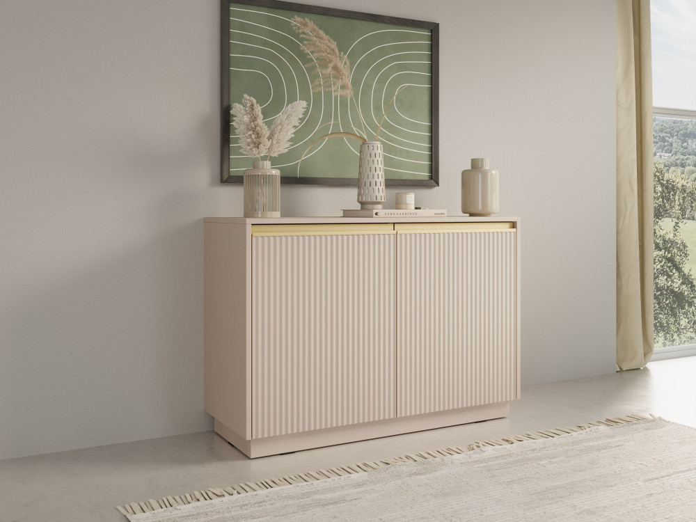 Komoda Royal K104 2 Fronty, kolor Beż Piaskowy....