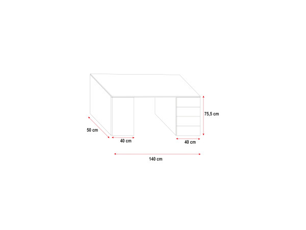 Łóżko młodzieżowe Raj V, kolor Różowy. P/L