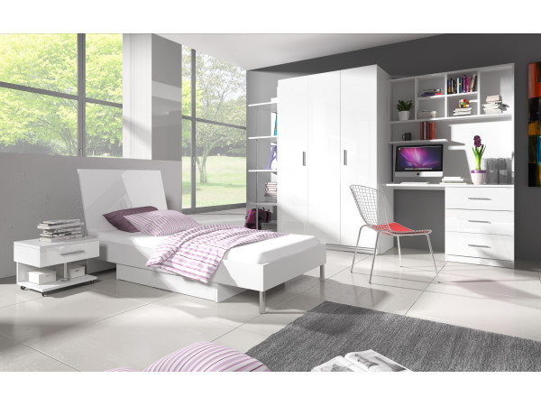 Meble Młodzieżowe Raj III, kolor Biały.
