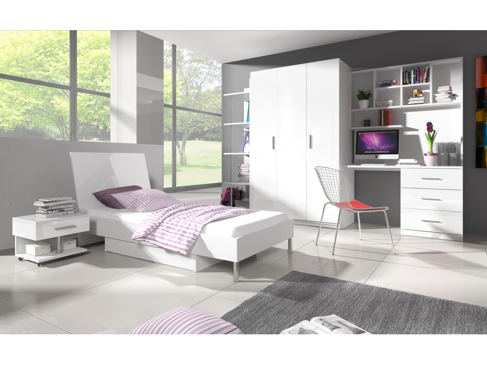 Meble Młodzieżowe Raj III, kolor Biały.