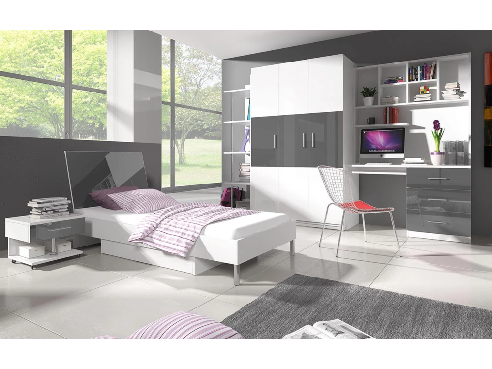 Meble Młodzieżowe Raj III, kolor Szary.