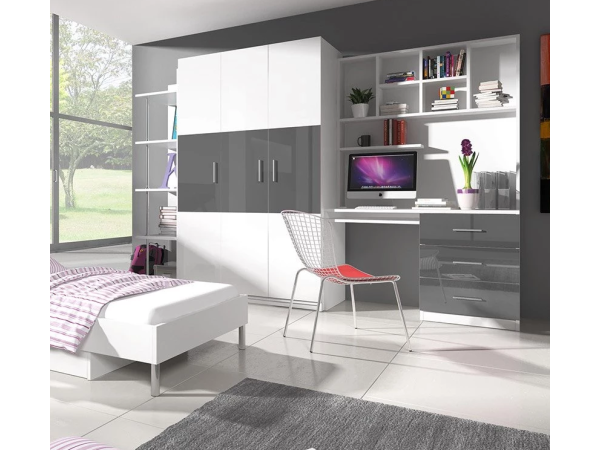 Meble Młodzieżowe Raj III, kolor Szary.