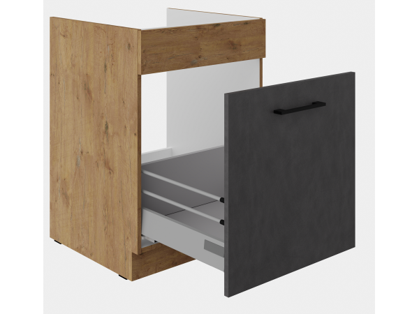 Szafka dolna pod zlew z wysuwaną szufladą 60 ZL 1S BB -...