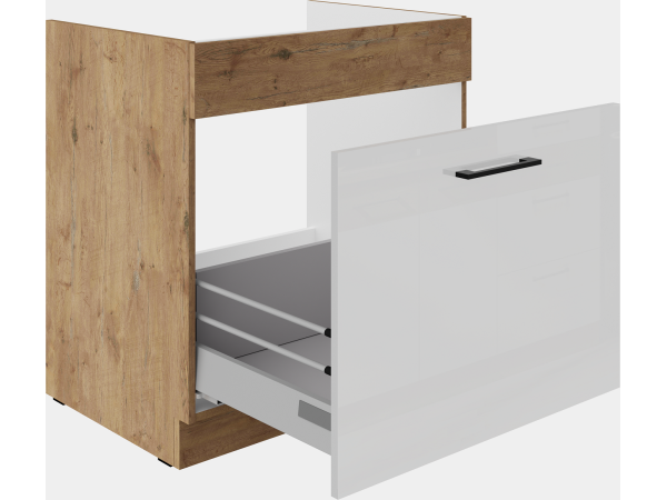 Szafka dolna pod zlew z wysuwaną szufladą 80 ZL 1S BB -...