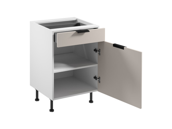 Szafka kuchenna dolna Sorento D60S1 P/L AX z wkładem na sztućce