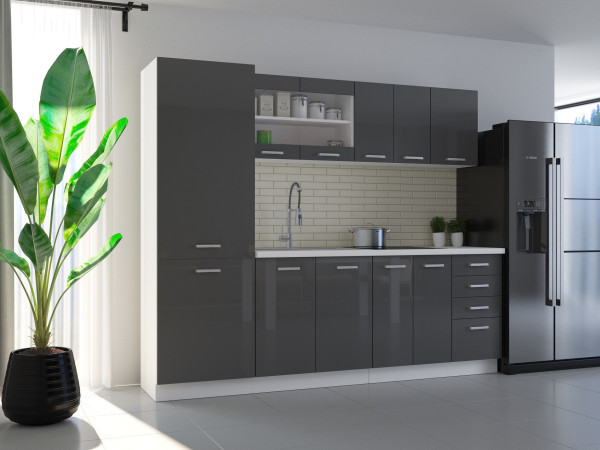 KUCHNIA SONIA POŁYSK. Dowolna Konfiguracja Szafek.