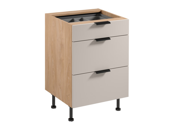 Szafka kuchenna dolna Sorento D60S3 AX z wkładem na sztućce