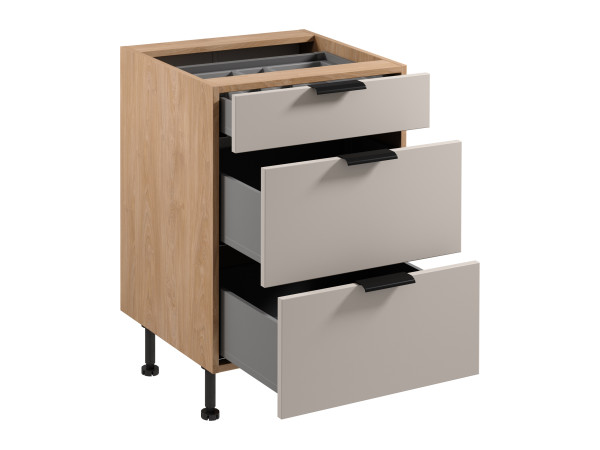 Szafka kuchenna dolna Sorento D60S3 AX z wkładem na sztućce