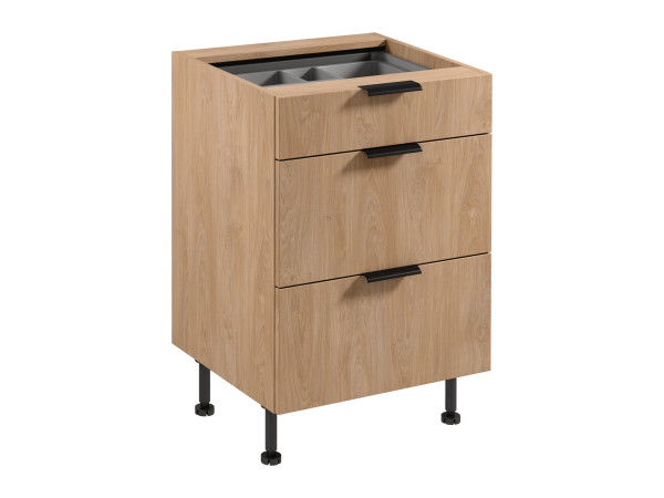 Szafka kuchenna dolna Sorento D60S3 AX z wkładem na sztućce