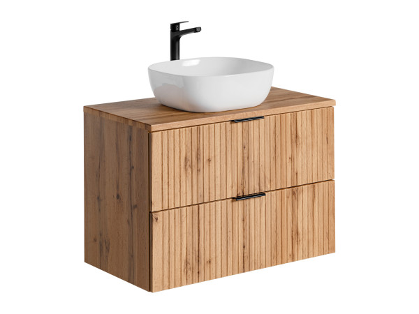 Zestaw meblowy 80cm z blatem i umywalką nablatową smile