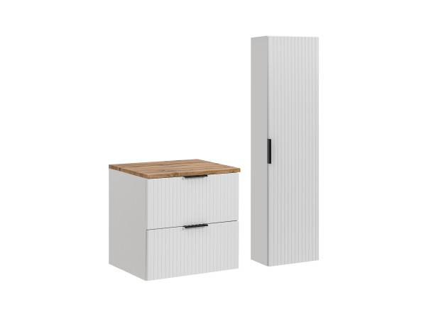 Zestaw meblowy 60cm z blatem i szafką wysoką