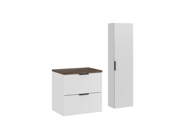 Zestaw meblowy 60cm z blatem i szafką wysoką