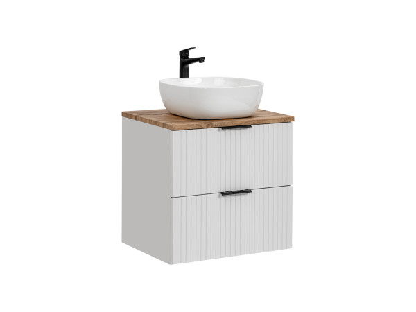 Zestaw meblowy 60cm z blatem i umywalką nablatową smile