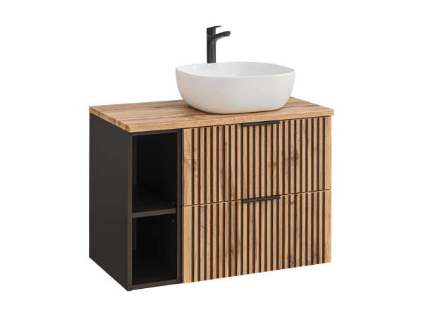 Zestaw meblowy 80cm z umywalką nablatową