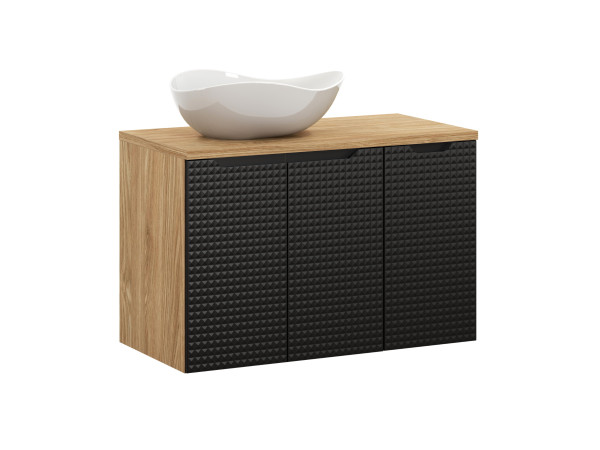 Zestaw meblowy 90cm z blatem i umywalką nablatową cloud