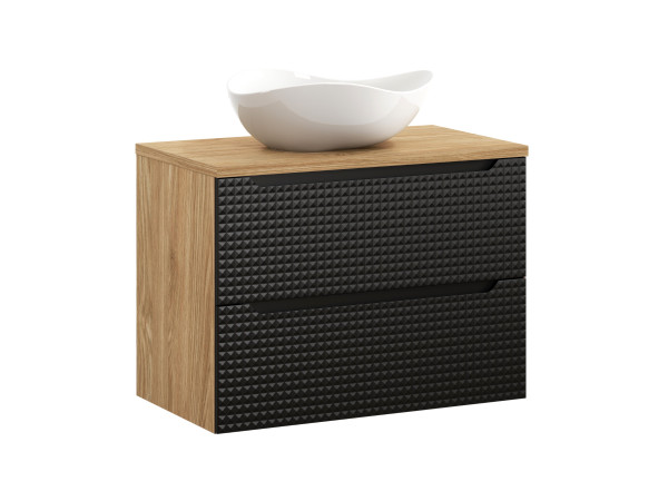 Zestaw meblowy 80cm z blatem i umywalką nablatową cloud