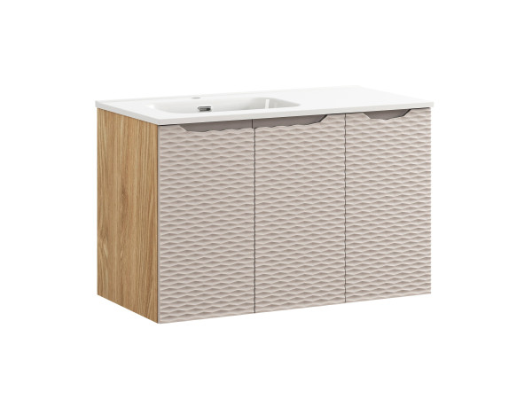 Zestaw meblowy 90cm z umywalką meblową go 2