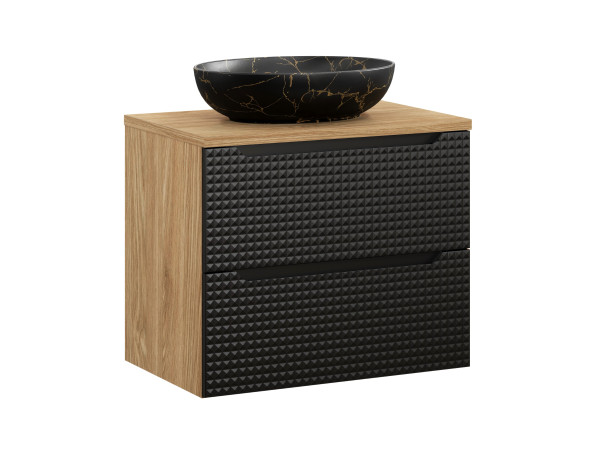 Zestaw meblowy 70cm z blatem i umywalką nablatową mona