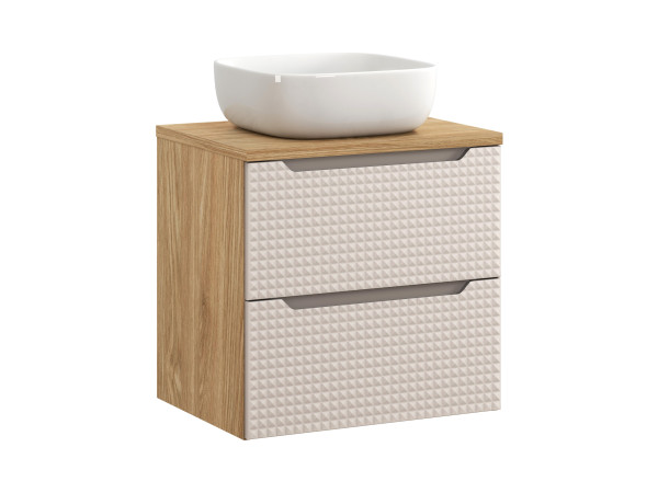 Zestaw meblowy 60cm z blatem i umywalką nablatową smile