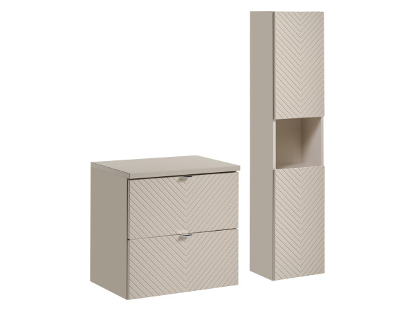 Zestaw meblowy 60cm z blatem i szafką wysoką