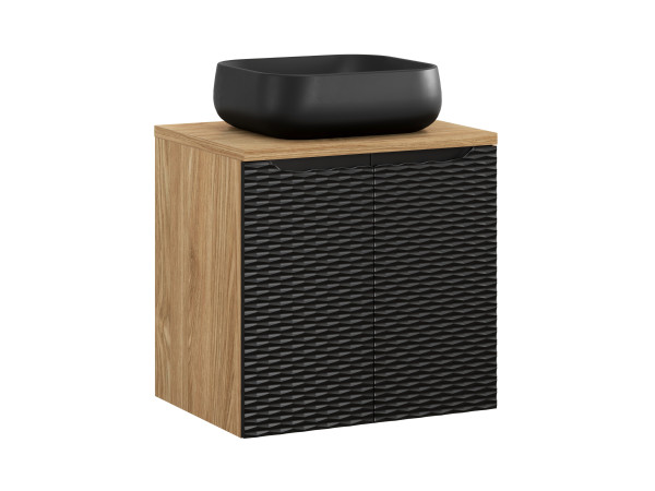 Zestaw meblowy 60cm z blatem i umywalką nablatową nika