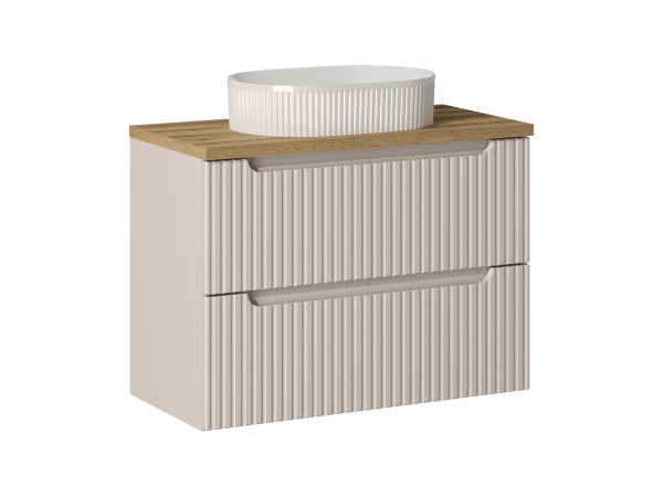 Zestaw meblowy 80cm z blatem i umywalką nablatową beyond